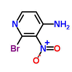 2-Bromo-3-nitropyridine-4-amine structure