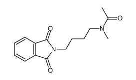 N-(4-(1,3-dioxoisoindolin-2-yl)butyl)-N-methylacetamide Structure