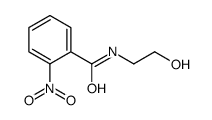 N-(2-Hydroxyethyl)-2-nitrobenzamide结构式