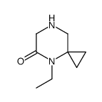 4,7-Diazaspiro[2.5]octan-5-one,4-ethyl- structure