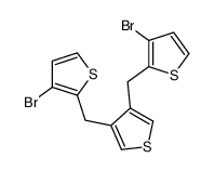 3,4-bis[(3-bromothiophen-2-yl)methyl]thiophene Structure