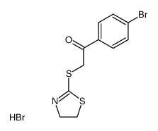 2-(4-bromophenacylthio)-Δ2-thiazolium bromide结构式