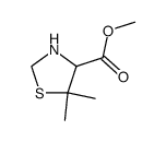 methyl (+/-)-5,5-dimethyl-1,3-thiazolidine-4-carboxylate Structure