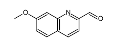 7-methoxyquinoline-2-carbaldehyde结构式