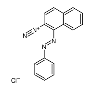 1-phenylazo-naphthalene-2-diazonium , chloride结构式