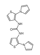 di-N,N'-((pyrrolyl-1)-2 thienyl-3) uree Structure