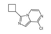 8-Chloro-3-cyclobutylimidazo[1,5-a]pyrazine Structure