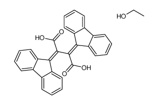 2,3-di(fluoren-9-ylidene)butanedioic acid,ethanol Structure