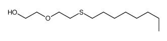 2-(2-octylsulfanylethoxy)ethanol Structure