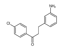 3-(3-aminophenyl)-1-(4-chlorophenyl)propan-1-one结构式