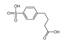 4-(4-sulfophenyl)butanoic acid Structure