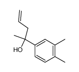 δ-oxy-δ-(3.4-dimethyl-phenyl)-α-amylene结构式