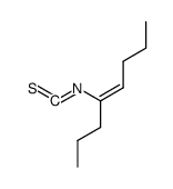 (Z)-4-isothiocyanatooct-4-ene Structure