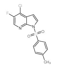 1H-Pyrrolo[2,3-b]pyridine, 4-chloro-5-fluoro-1-[(4-methylphenyl)sulfonyl]- Structure