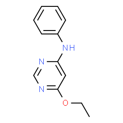 Pyrimidine, 4-anilino-6-ethoxy- (7CI) Structure