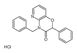 4-benzyl-2-phenylpyrido[3,2-b][1,4]oxazin-3-one,hydrochloride Structure