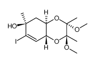(2S,3S,4aR,6S,8aR)-2,3,4a,5,6,8a-Hexahydro-7-iodo-2,3-dimethoxy-2,3,6-triMethyl-1,4-benzodioxin-6-ol Structure