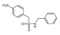 1-(4-aminophenyl)-N-benzylmethanesulfonamide Structure