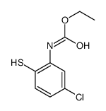ethyl N-(5-chloro-2-sulfanylphenyl)carbamate Structure
