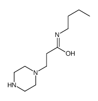 N-butyl-3-piperazin-1-ylpropanamide Structure