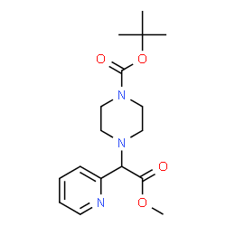 2-(4-BOC-PIPERAZINO)-2-(2-PYRIDYL)ACETIC ACID METHYL ESTER picture