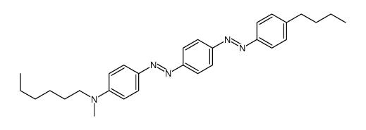 4-[[4-[(4-butylphenyl)diazenyl]phenyl]diazenyl]-N-hexyl-N-methylaniline Structure