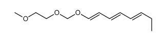1-(2-methoxyethoxymethoxy)octa-1,3,5-triene结构式