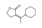 3-(1-piperidin-1-ylethylidene)oxolan-2-one结构式