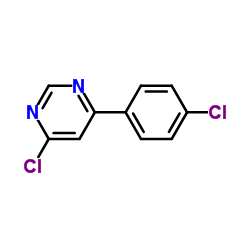 4-Chloro-6-(4-chloro-phenyl)-pyrimidine Structure