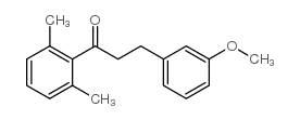 2',6'-DIMETHYL-3-(3-METHOXYPHENYL)PROPIOPHENONE结构式