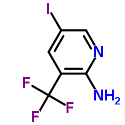 5-iodo-3-(trifluoromethyl)pyridin-2-amine structure