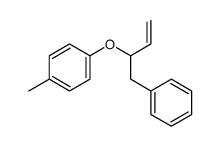 1-methyl-4-(1-phenylbut-3-en-2-yloxy)benzene结构式