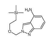 2-(2-trimethylsilylethoxymethyl)indazol-4-amine Structure