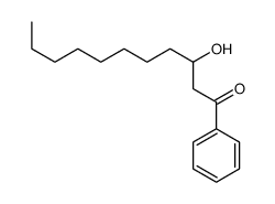 3-hydroxy-1-phenylundecan-1-one结构式