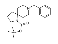 2-Methyl-2-propanyl 8-benzyl-1,8-diazaspiro[4.5]decane-1-carboxyl ate Structure