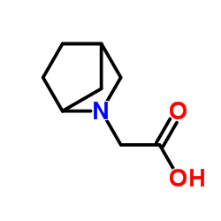 2-(2-氮杂双环[2.2.1]庚-2-基)乙酸结构式