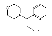 2-吗啉-4-基-2-吡啶-2-乙胺结构式