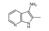 2-Methyl-1H-pyrrolo[2,3-b]pyridin-3-amine Structure