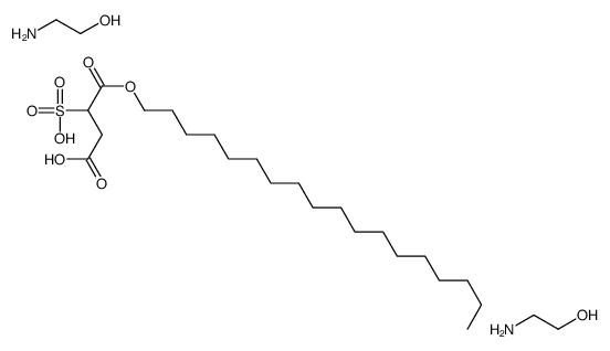 1-octadecyl hydrogen 2-sulphosuccinate, compound with 2-aminoethanol (1:2) picture