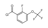 2-fluoro-3-trifluoromethoxy-benzoyl chloride Structure