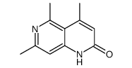 4,5,7-trimethyl-1H-[1,6]naphthyridin-2-one结构式