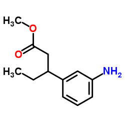 Methyl 3-(3-aminophenyl)pentanoate Structure