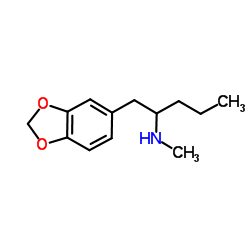 1-(1,3-Benzodioxol-5-yl)-N-methylpentan-2-amine结构式