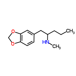 1-(1,3-Benzodioxol-5-yl)-N-methylpentan-2-amine Structure