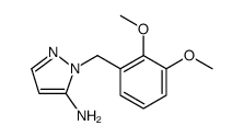 1H-Pyrazol-5-amine, 1-[(2,3-dimethoxyphenyl)methyl]结构式