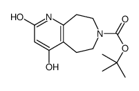 TERT-BUTYL 4-HYDROXY-2-OXO-5,6,8,9-TETRAHYDRO-1H-PYRIDO[2,3-D]AZEPINE-7(2H)-CARBOXYLATE Structure