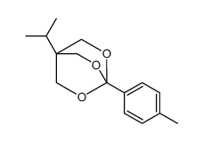 4-(4-methylphenyl)-1-propan-2-yl-3,5,8-trioxabicyclo[2.2.2]octane结构式