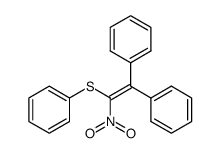 1-nitro-1-(phenylthio)-2,2-diphenylethylene Structure