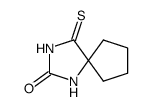 4-thioxo-1,3-diaza-spiro[4.4]nonan-2-one结构式