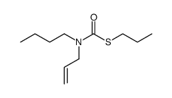 N-Butyl-N-allyl-thiocarbaminsaeure-S-propylester结构式
